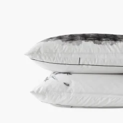 Carré Blanc Taie d'oreiller rectangulaire percale de coton Elaphe|Enfant Taies D'oreiller|Taies D’oreiller