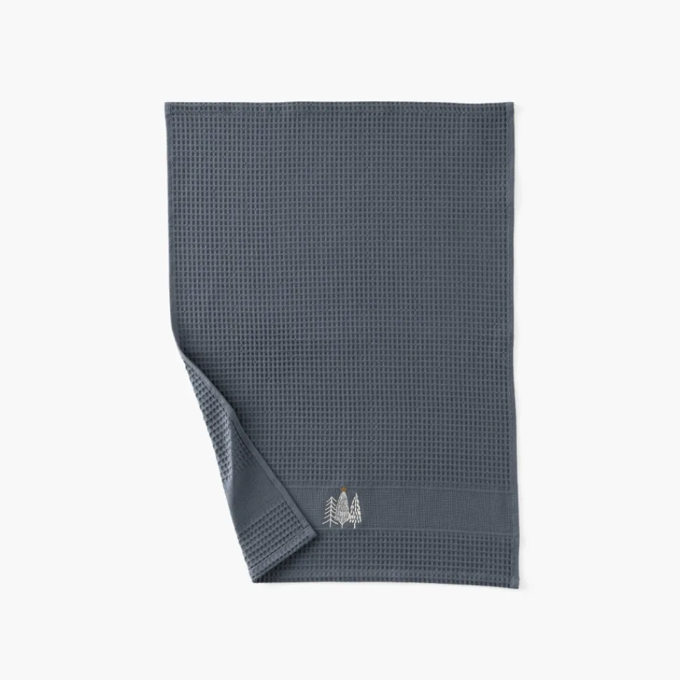 Carré Blanc Torchon de cuisine coton Sousbois anthracite|Homme Torchons & Essuie-mains|Coffrets Cadeaux