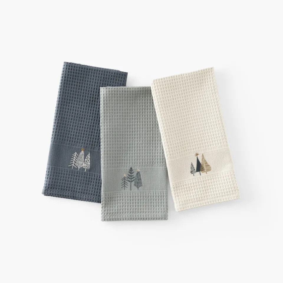 Carré Blanc Torchon de cuisine coton Sousbois kaki|Femme Torchons & Essuie-mains|Coffrets Cadeaux